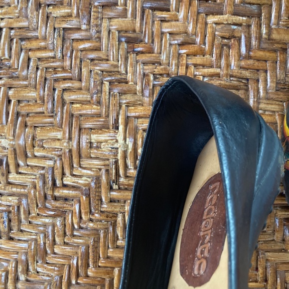 Redarte painted Ballet flats butterfly Mary Janes unique - Picture 10 of 10